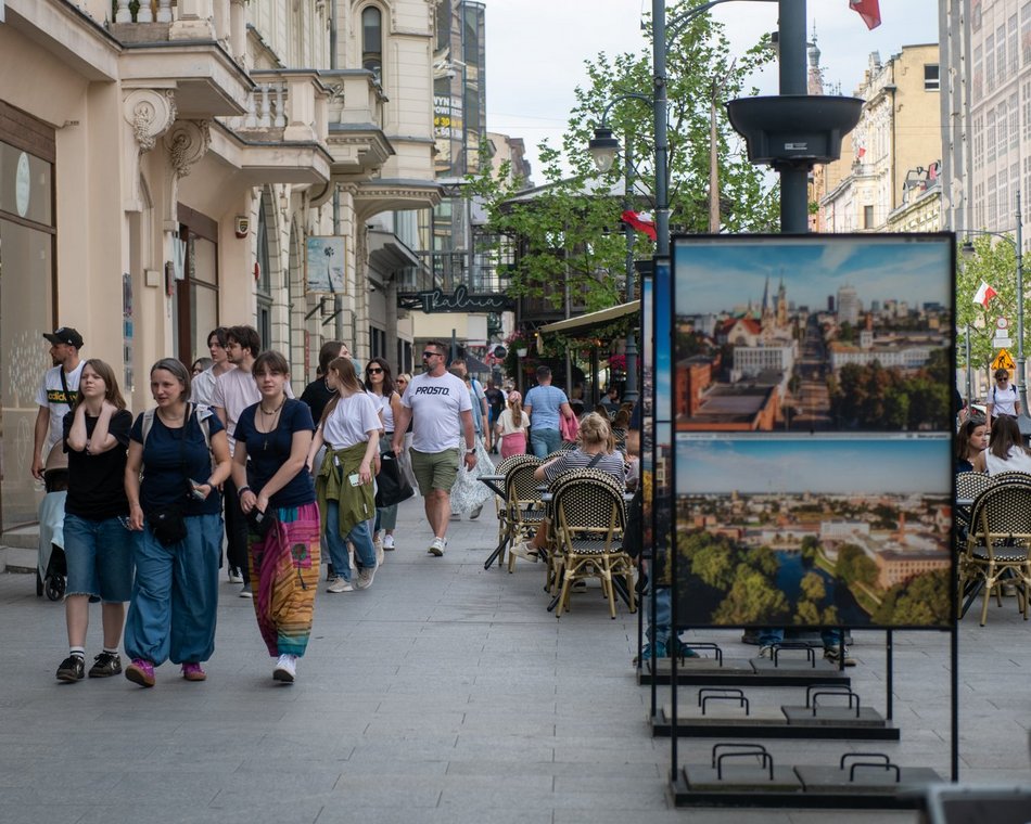 Łódź. Majówka 2025 na Piotrkowskiej w Łodzi. Tak łodzianie i turyści spędzają wolne chwile!