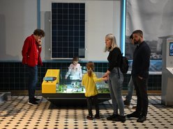 Łódź. Sławosz Uznański-Wiśniewski w EC1 Łódź. Tłumy łodzian na spotkaniu z astronautą