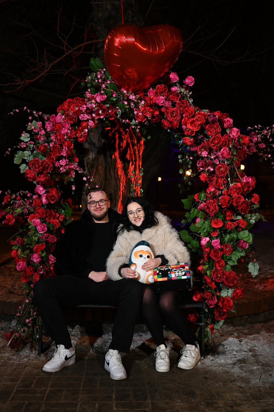 Łódź. Walentynki w Pasażu Rubinsteina w Łodzi. Aż czuć miłość w powietrzu!