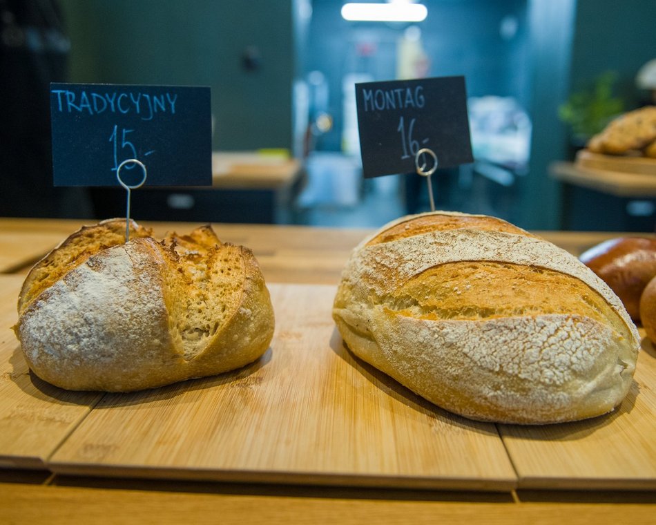 wnętrze piekarni Montag przy Piotrkowskiej 79