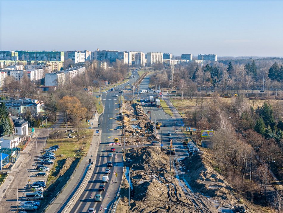 Przybyszewskiego w przebudowie