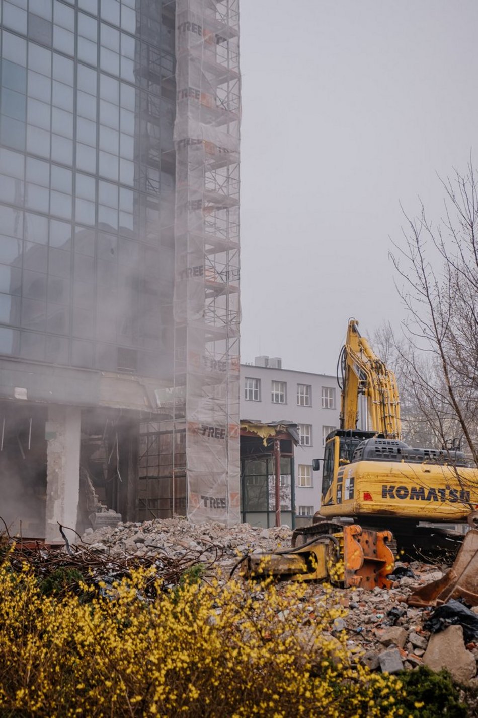 Budynek Gazowni Łódzkiej w przebudowie