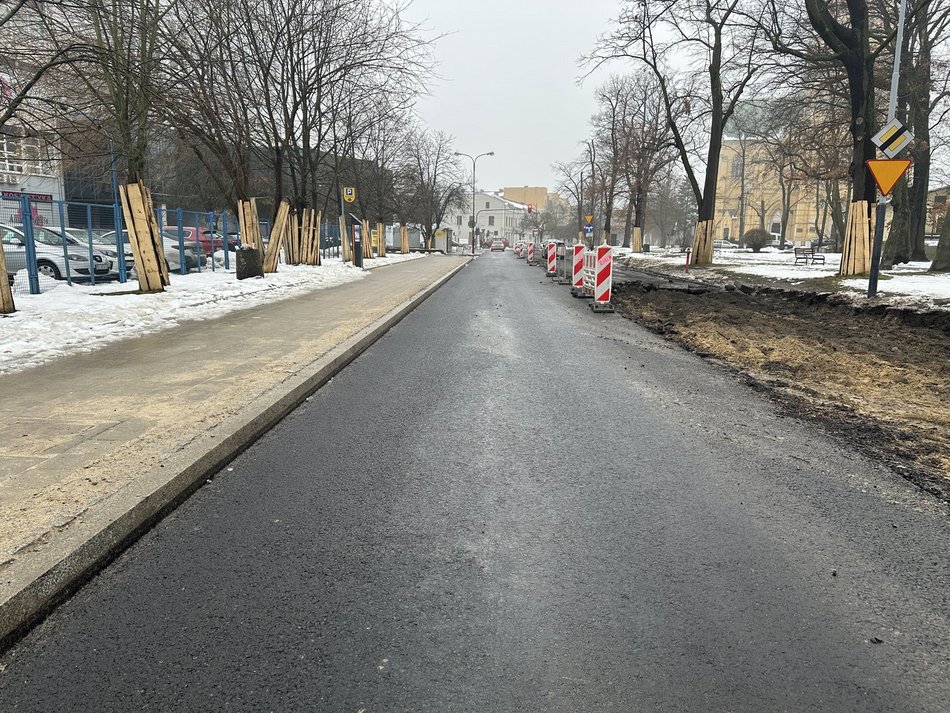 Łódź. Remont Sienkiewicza i Tymienieckiego w Łodzi