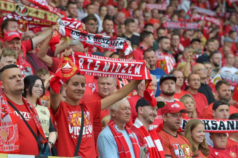 Kibice na meczu Widzewa Łódź kontra GKS Katowice. Byłeś/aś? Znajdź się w galerii