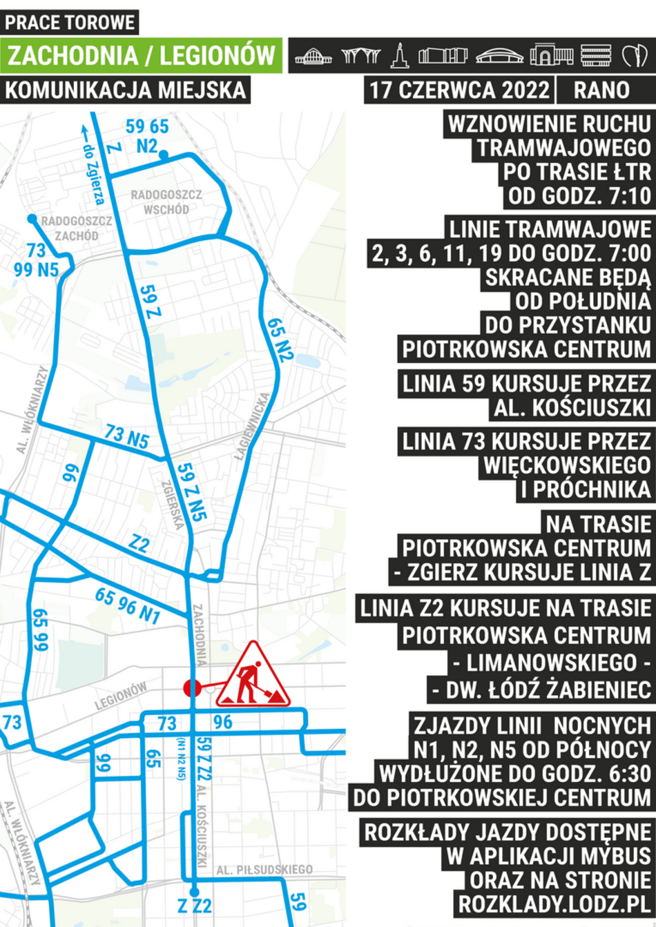 Duże zmiany w ruchu na Zachodniej