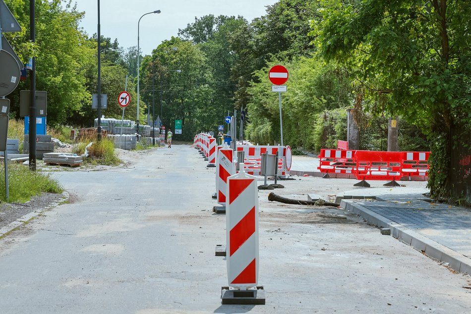 Łódź. Remont Krzywickiego. Zaglądamy na plac budowy na Radiostacji