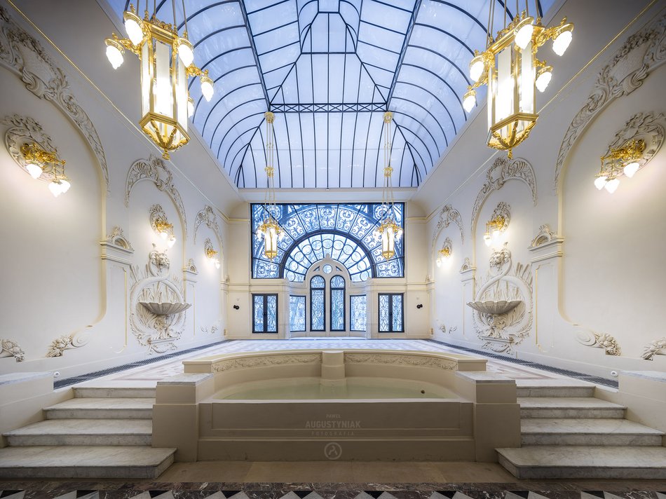 piękna fotografia pokazująca miasto Łódź