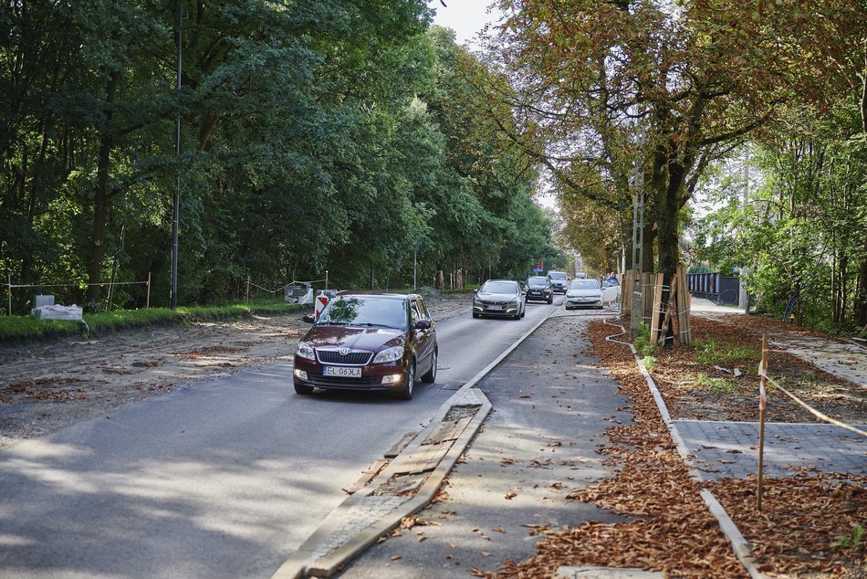 Krakowska w trakcie remontu