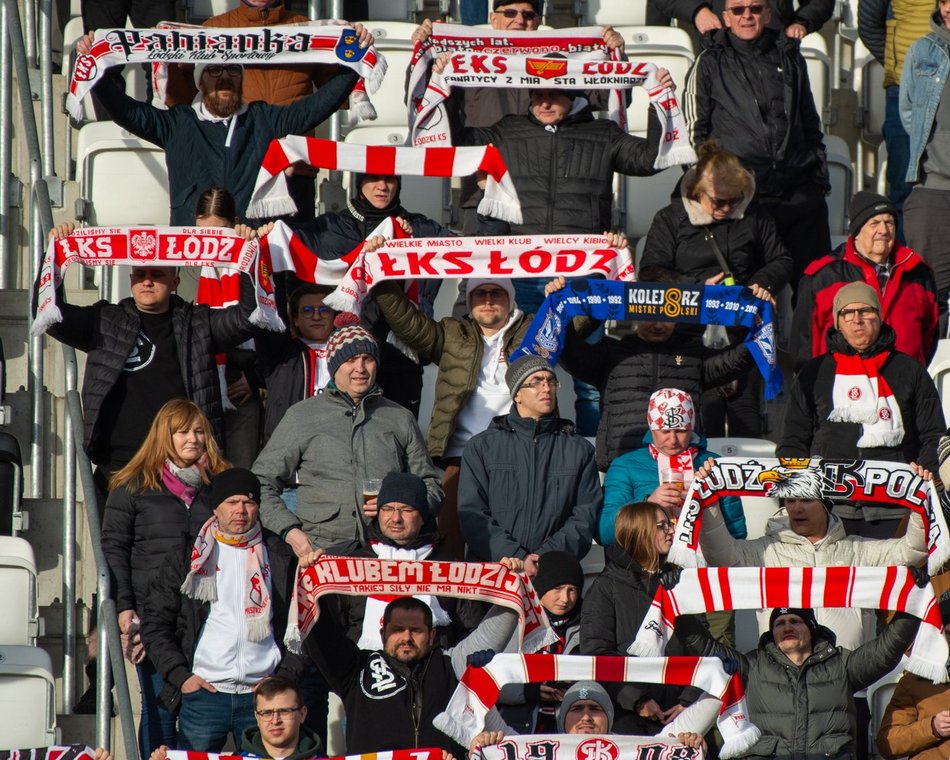 Kibice na meczu ŁKS Łódź kontra Bruk-Bet Termalica Nieciecza. Byłeś? Odszukaj się w galerii