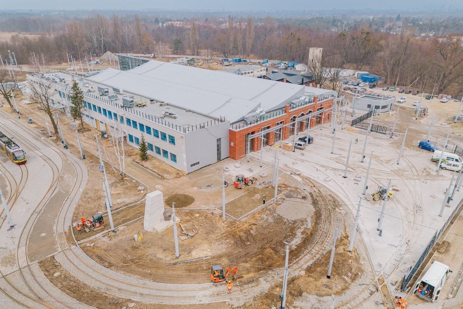 Łódź. Zajezdnia Chocianowice prawie gotowa. Raport z budowy