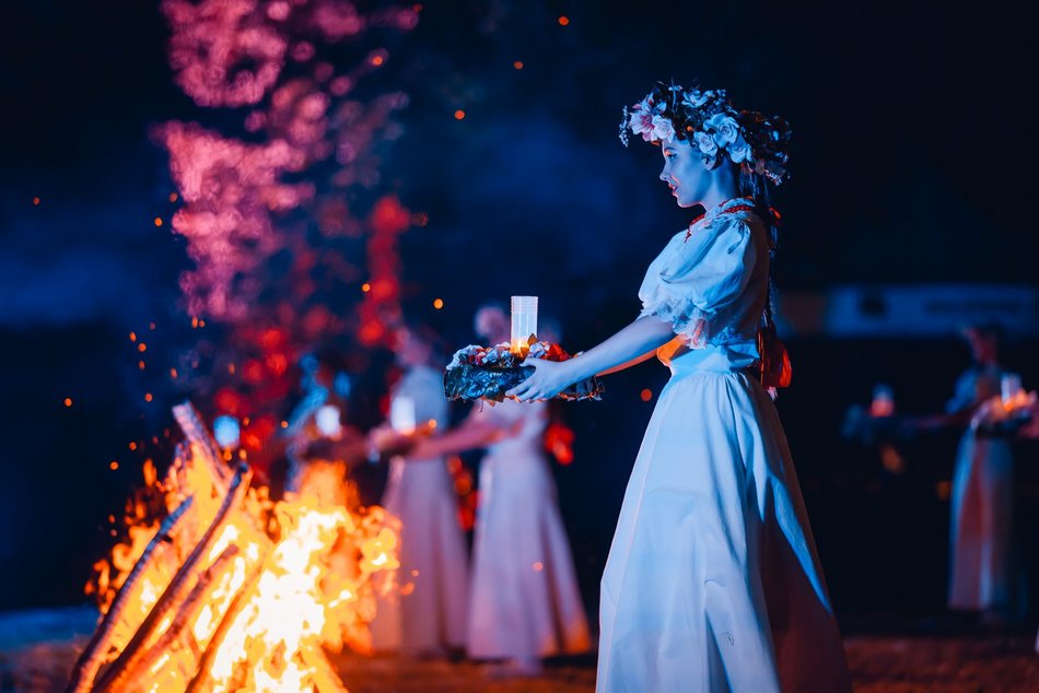 Łódź. Noc Świętojańska w Ogrodzie Botanicznym w Łodzi. Pełno magii, tańca i niezwykłych rytuałów