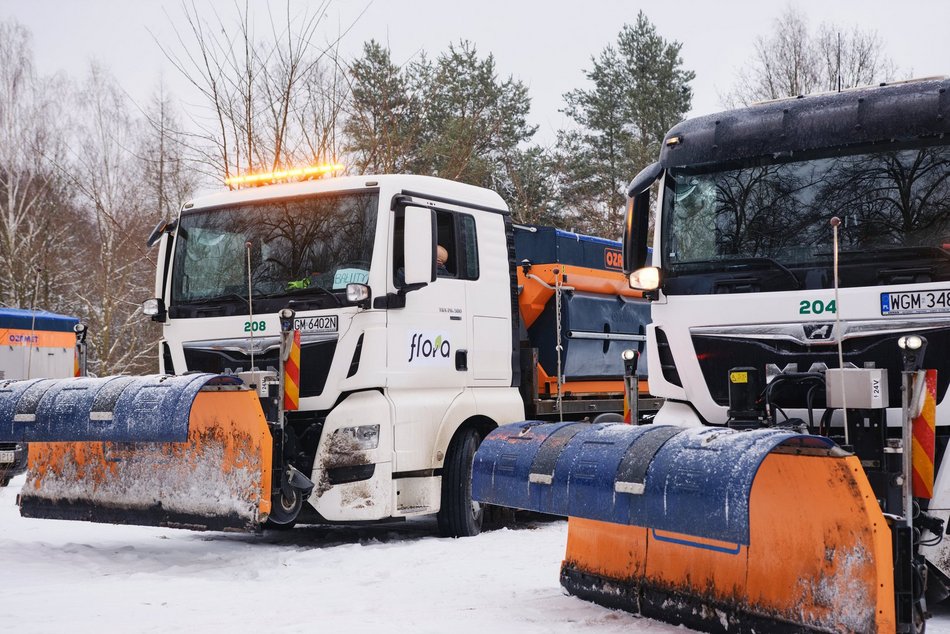 Łódź. Pługopiaskarki