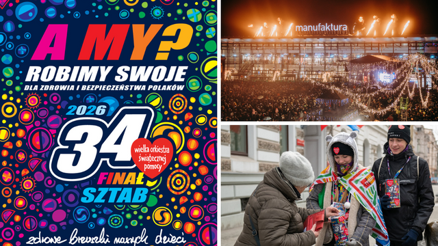 WOŚP 2026 w Łodzi. Masa wydarzeń z okazji Finału w Manufakturze i nie tylko! [SZCZEGÓŁY]