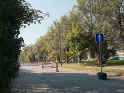 Łódź. Remont Marysińskiej