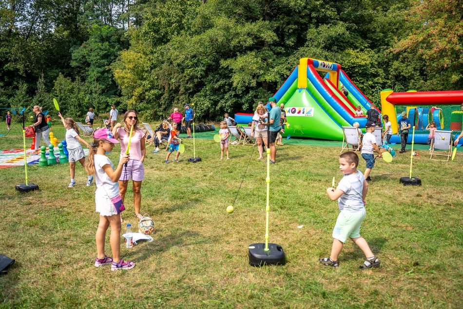 Piknik w parku na Młynku