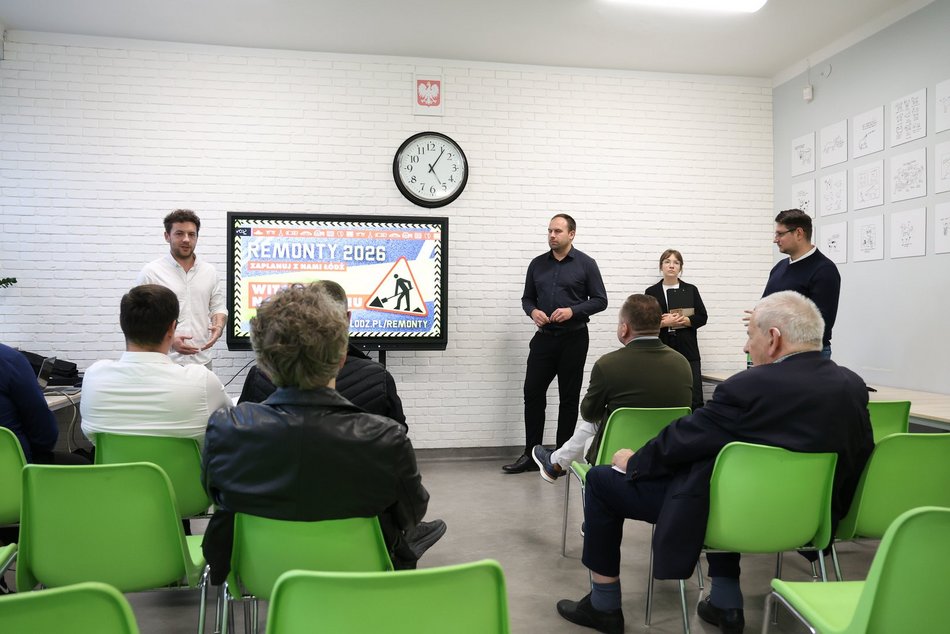 Pierwsze spotkanie o remontach ulic Łodzi w 2026 roku za nami! Zobacz zdjęcia!