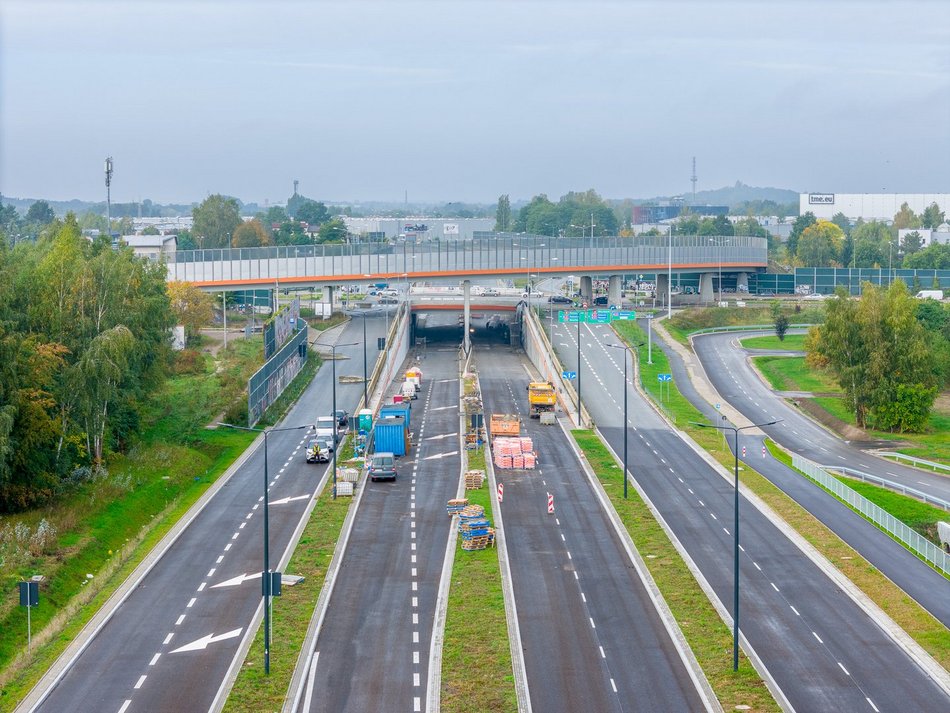 Trasa Górna w budowie