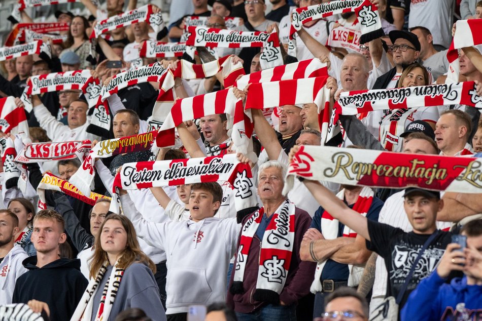 Łódź. Kibice na meczu ŁKS Łódź - Wieczysta Kraków. Byłeś/aś? Znajdź się w galerii
