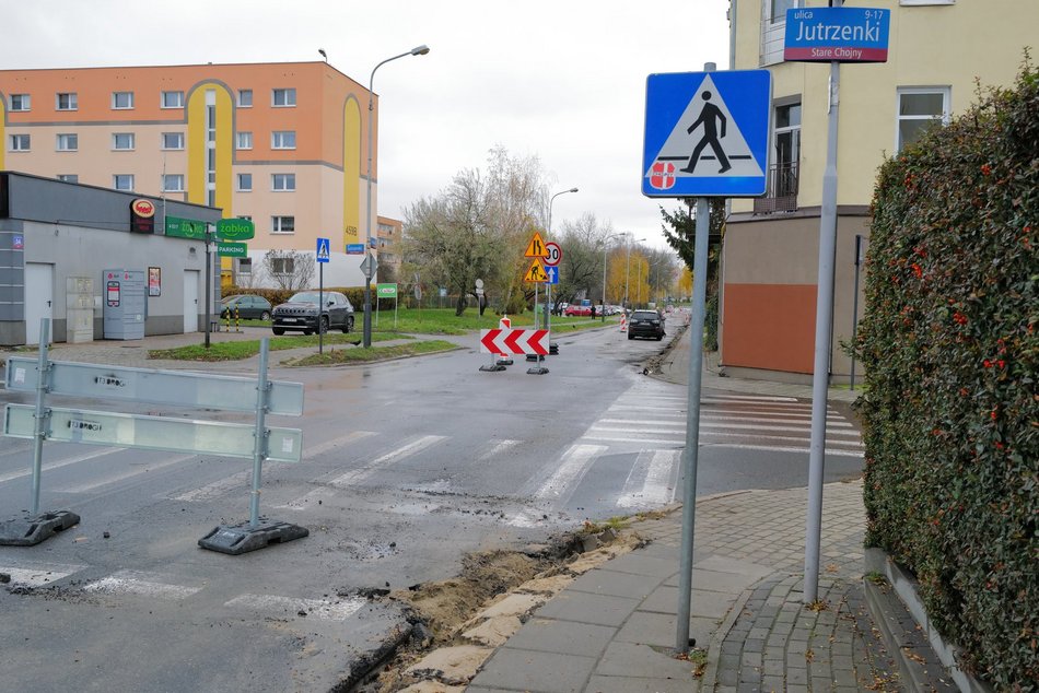 Remont Kongresowej w Łodzi.