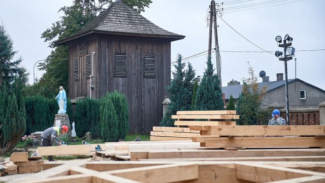 Odbudują po pożarze zabytkowy kościół w Mileszkach [ZDJĘCIA]