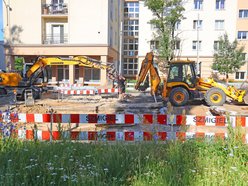 Remont Franciszkańskiej w Łodzi. Kamienica wyburzona