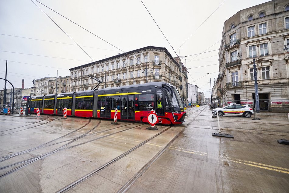 Tramwaje MPK Łódź na Zachodniej, przebudowa ul. Legionów