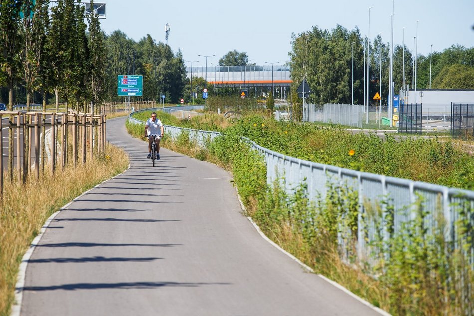 Droga rowerowa na Trasie Górna