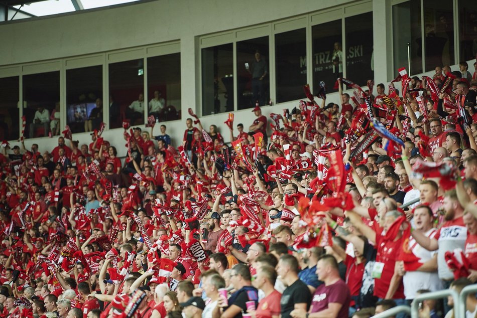 Mecz Widzew Łódź kontra Puszcza Niepołomice. Odszukaj się na zdjęciach z trybun!