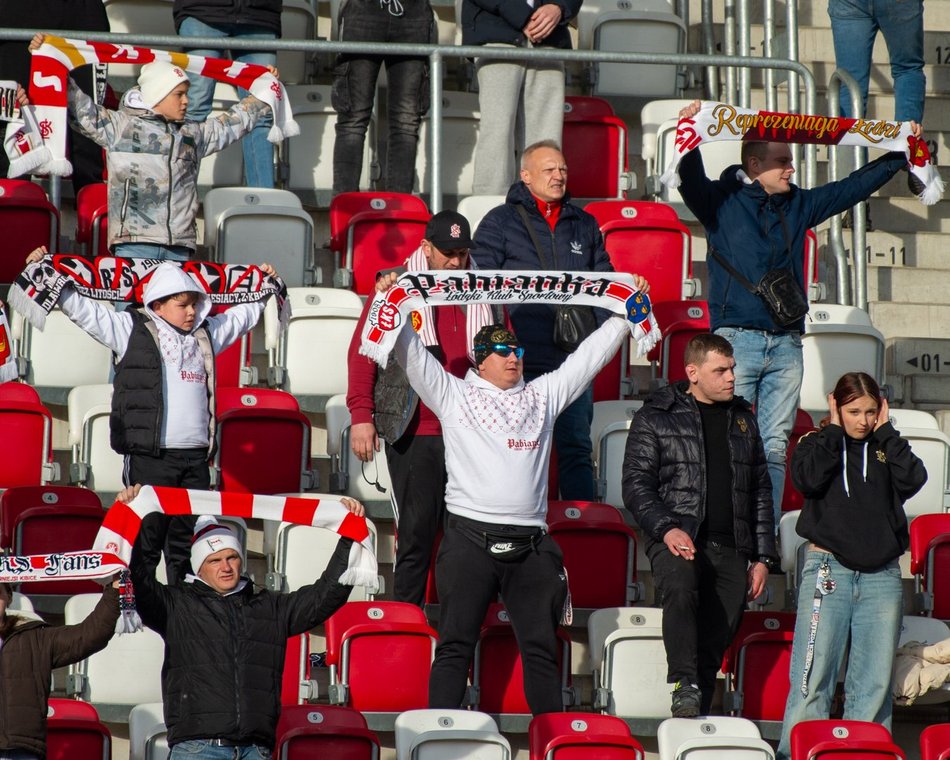 Kibice na meczu ŁKS Łódź kontra Bruk-Bet Termalica Nieciecza. Byłeś? Odszukaj się w galerii