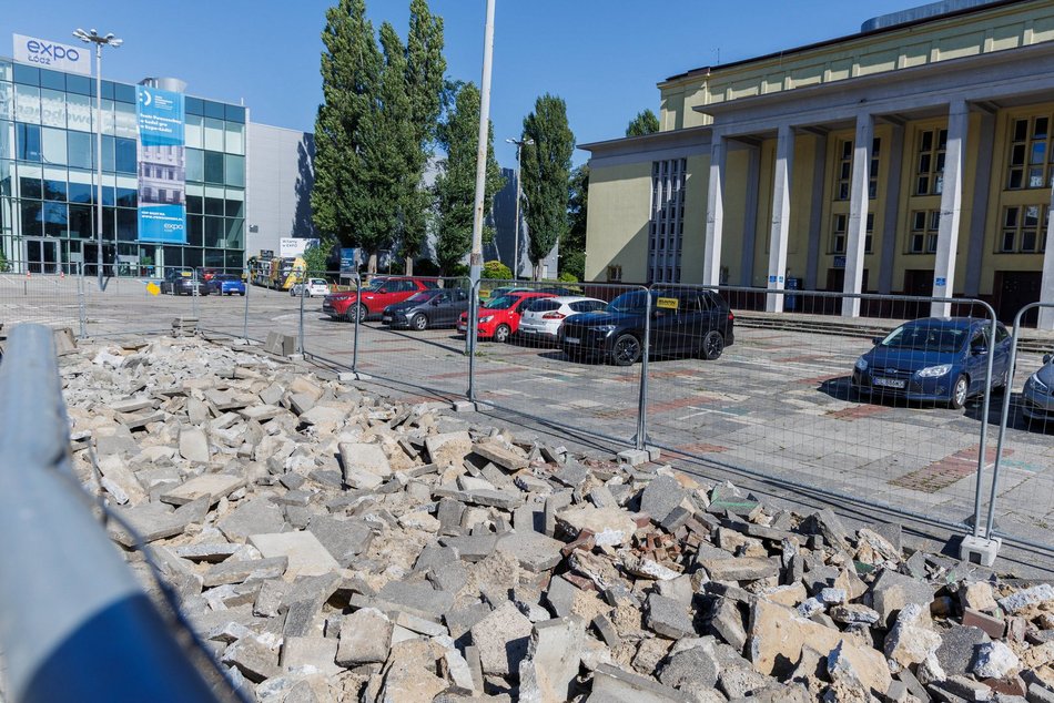 Łódź. Zieleń otoczy halę MOSiR w Łodzi. Kolejne odbetonowanie w mieście