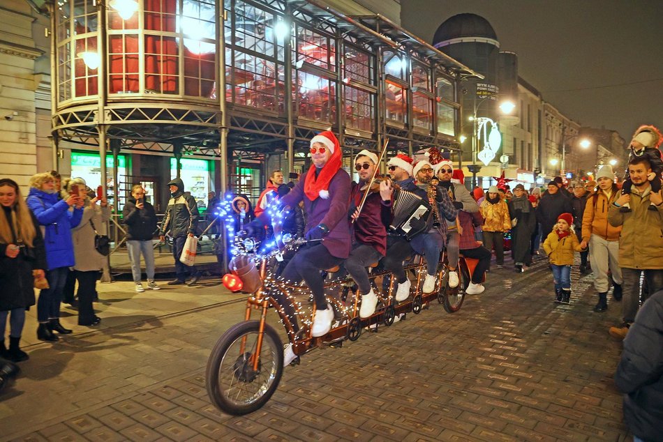 Świąteczna iluminacja Piotrkowskiej Łódź