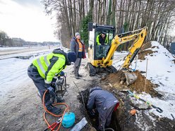 Łódź. Remont Szczecińskiej pomimo niekorzystnej pogody