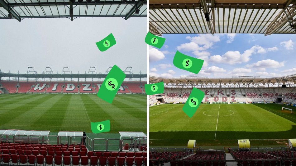 Ile zarobiły Widzew i ŁKS w sezonie 2023/2024?