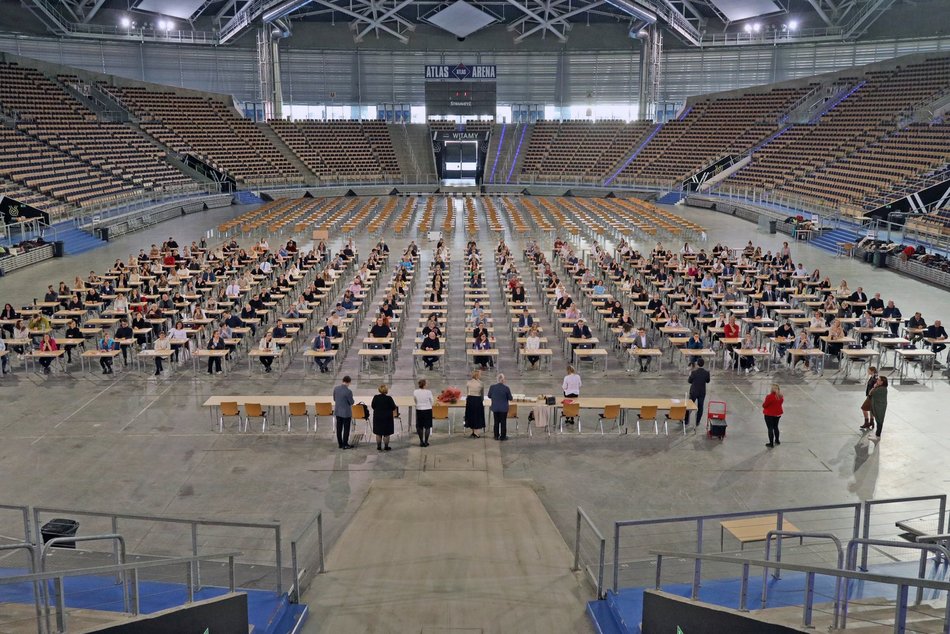 Egzamin lekarzy w Atlas Arenie