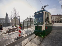 Przejazd testowy tramwaju MPK Łódź na ul. Legionów