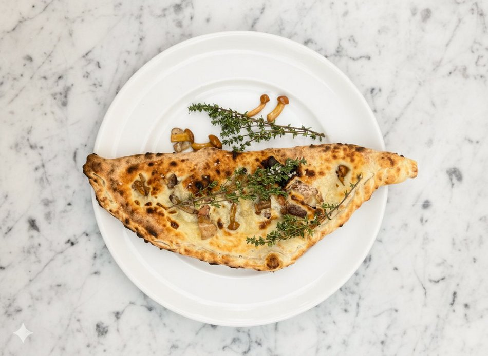 Łódź. Zalewajkowe calzone w pizzeri Osiedlowa