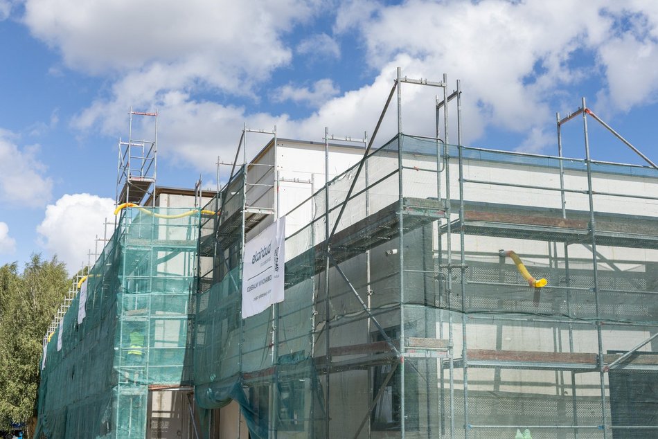 Nowe przedszkole na Janowie w Łodzi pnie się do góry! Powstaje tam 300 miejsc dla dzieci