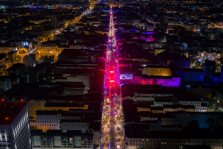 Co tam się działo! Pasaż Schillera pełen koncertów, świateł i instalacji
