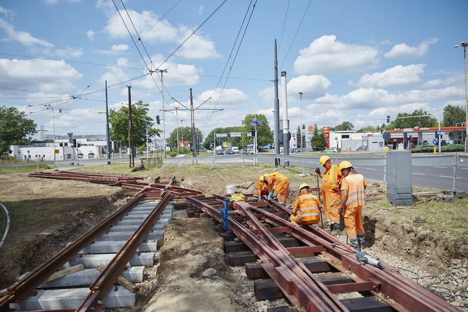 Remont krańcówki na Teofilowie