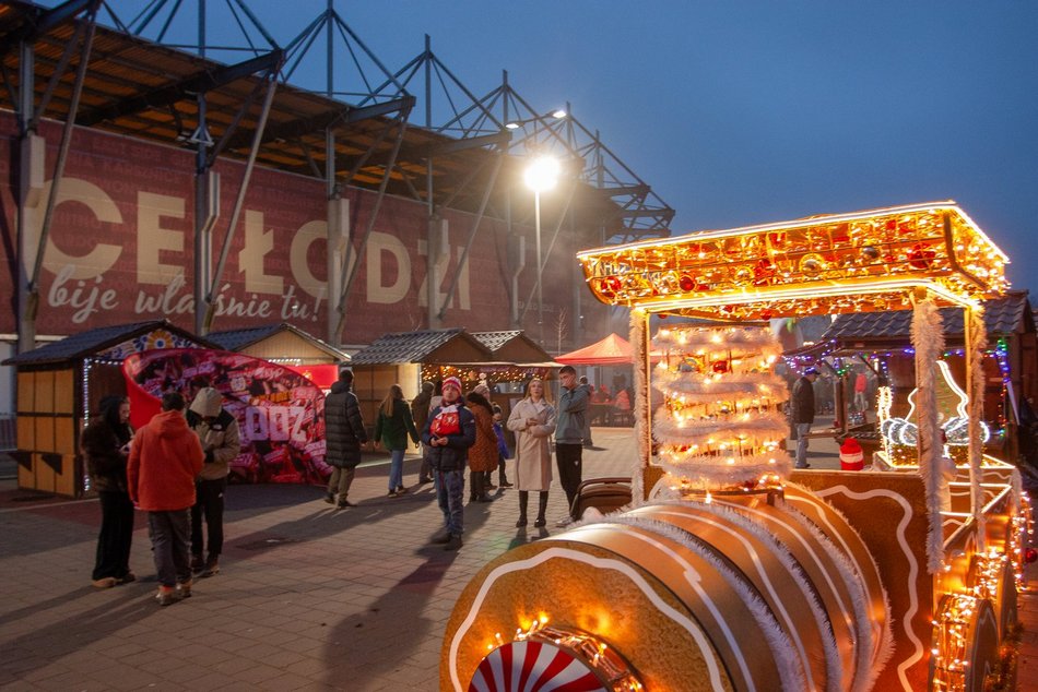 Łódź. Święta w Sercu Łodzi. Dołącz do jarmarku pod stadionem Widzewa Łódź