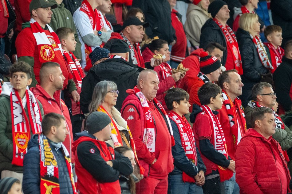 Kibice na meczu Widzewa Łódź z Zagłębiem Lubin. Byłeś/aś? Odszukaj się w galerii