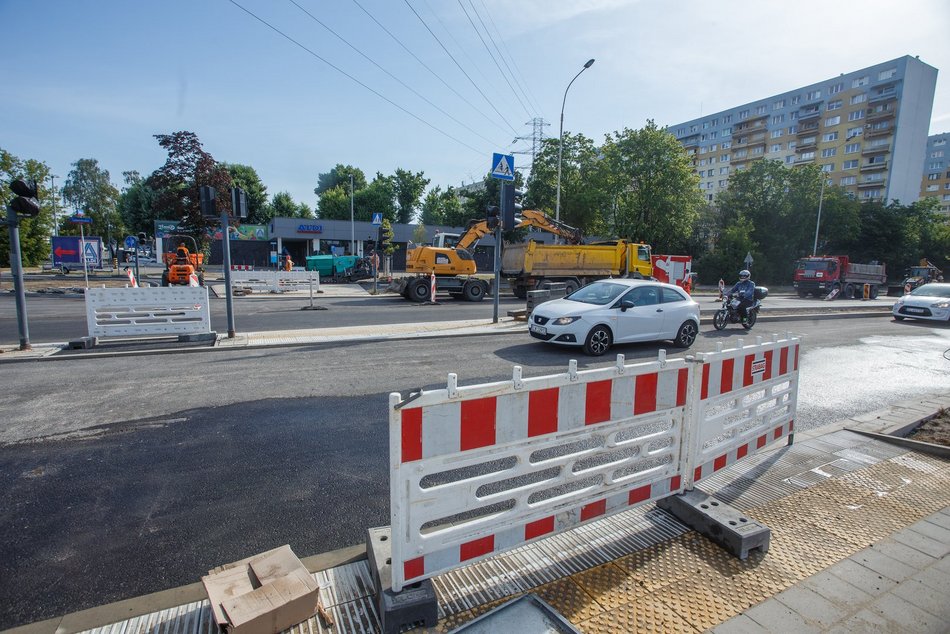 Finisz prac na Lutomierskiej