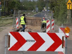 Robotnicy przy budowie kolektora deszczowego w ul. Telefonicznej