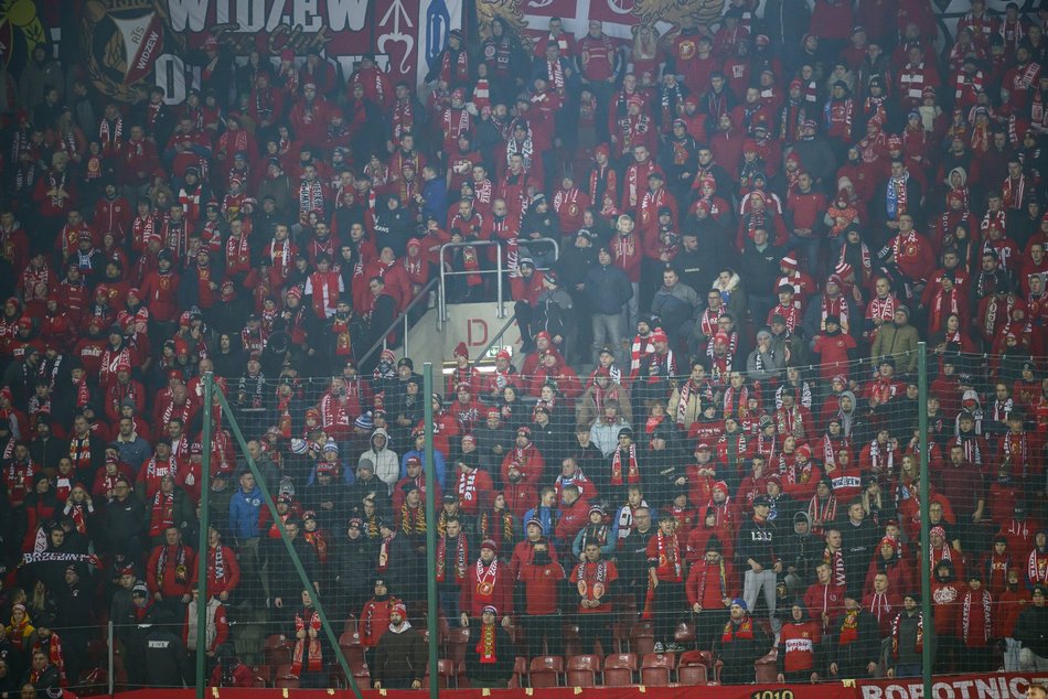Widzew Łódź - Stal Mielec kibice