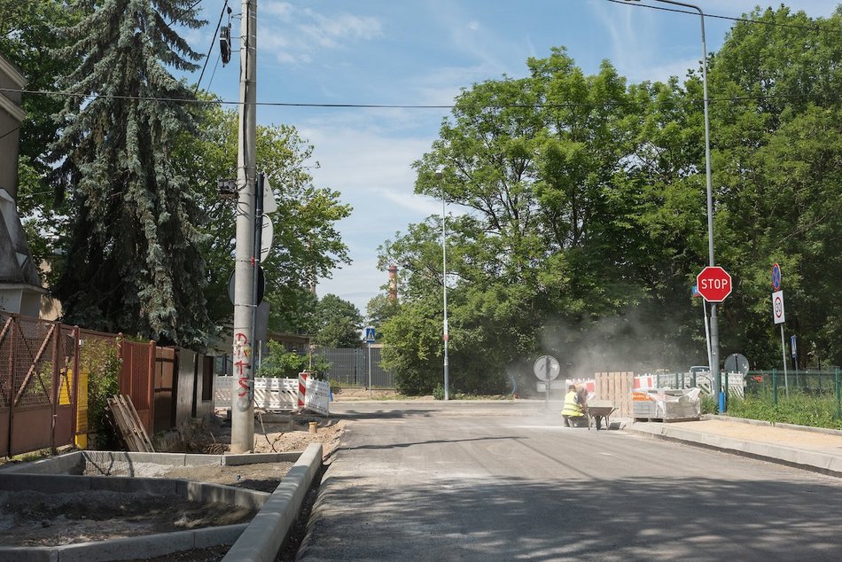 Remont Kniaziewicza w Łodzi. Prace na drugim odcinku coraz bliżej końca