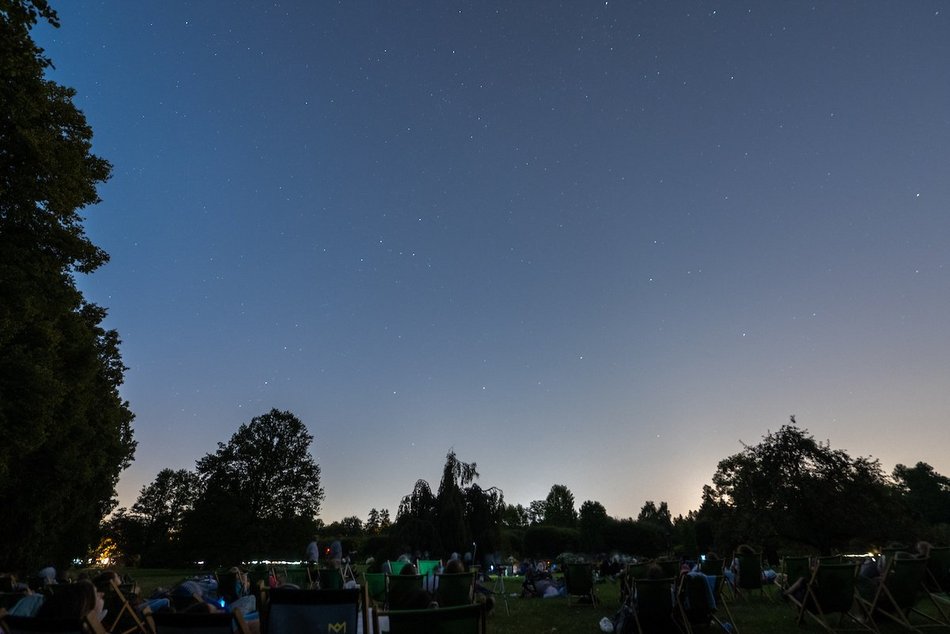Łódź. Co to był za wieczór! Noc spadających gwiazd w Ogrodzie Botanicznym w Łodzi