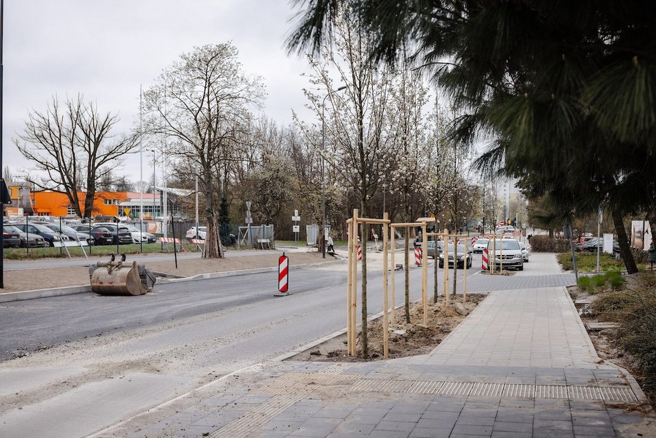 Łódź. Remont Szparagowej i Wersalskiej
