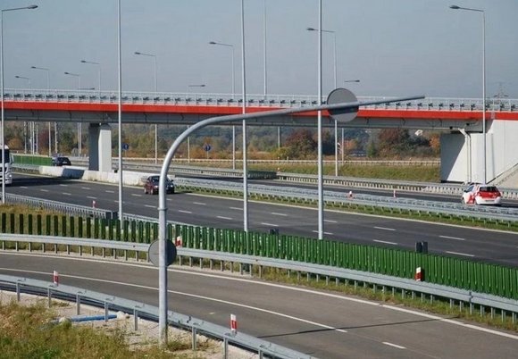 Łódź. Autostrada