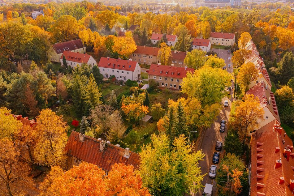 Łódź. Jesienna Łódź z lotu ptaka. Te zdjęcia zapierają dech w piersiach