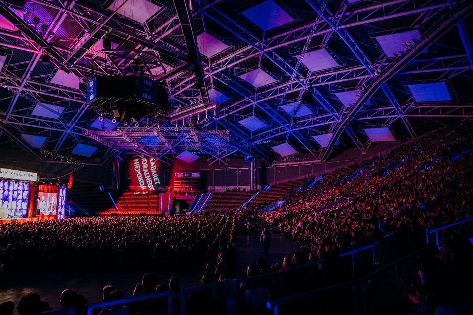 Łódź. Polska Noc Kabaretowa 2026 w Atlas Arenie w Łodzi. Śmiechom nie było końca!